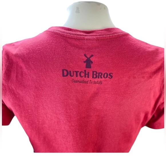 Dutch Bros RED ‘TOGETHER WE STAND FOR MOVEMENT’ SMALL + LARGE VINTAGE DB 1992 - Picture 4 of 10